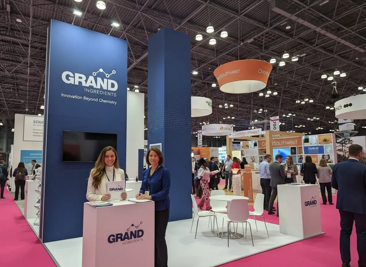 Grand Ingredients trade show booth – Innovation Beyond Chemistry