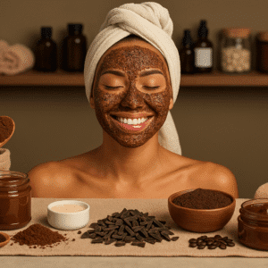 Coffee Beads exfoliant natural scrub ingredient