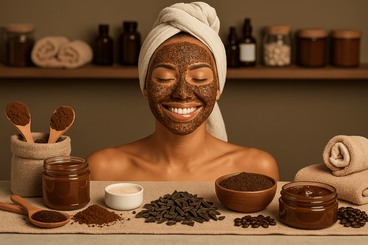 Coffee Beads exfoliant natural scrub ingredient