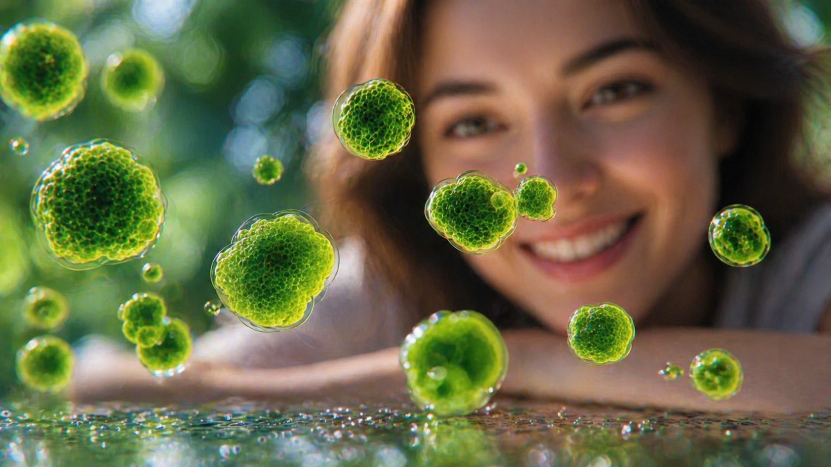 chlorella microalgae powder for detox and cellular cleansing applications