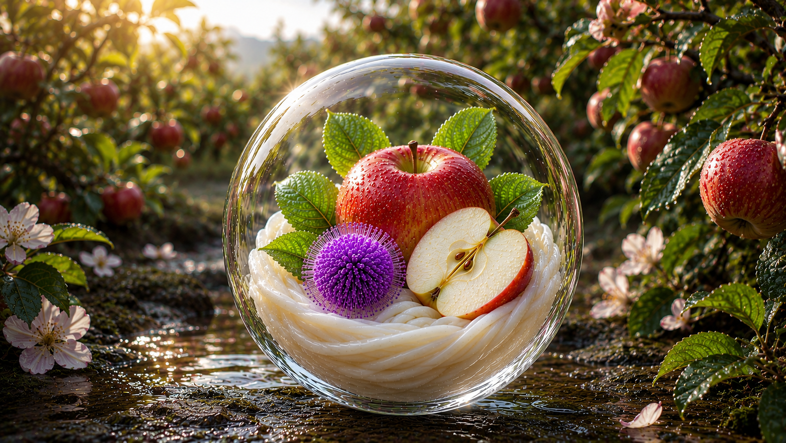 Apple Exosome brightening antioxidant skincare ingredient