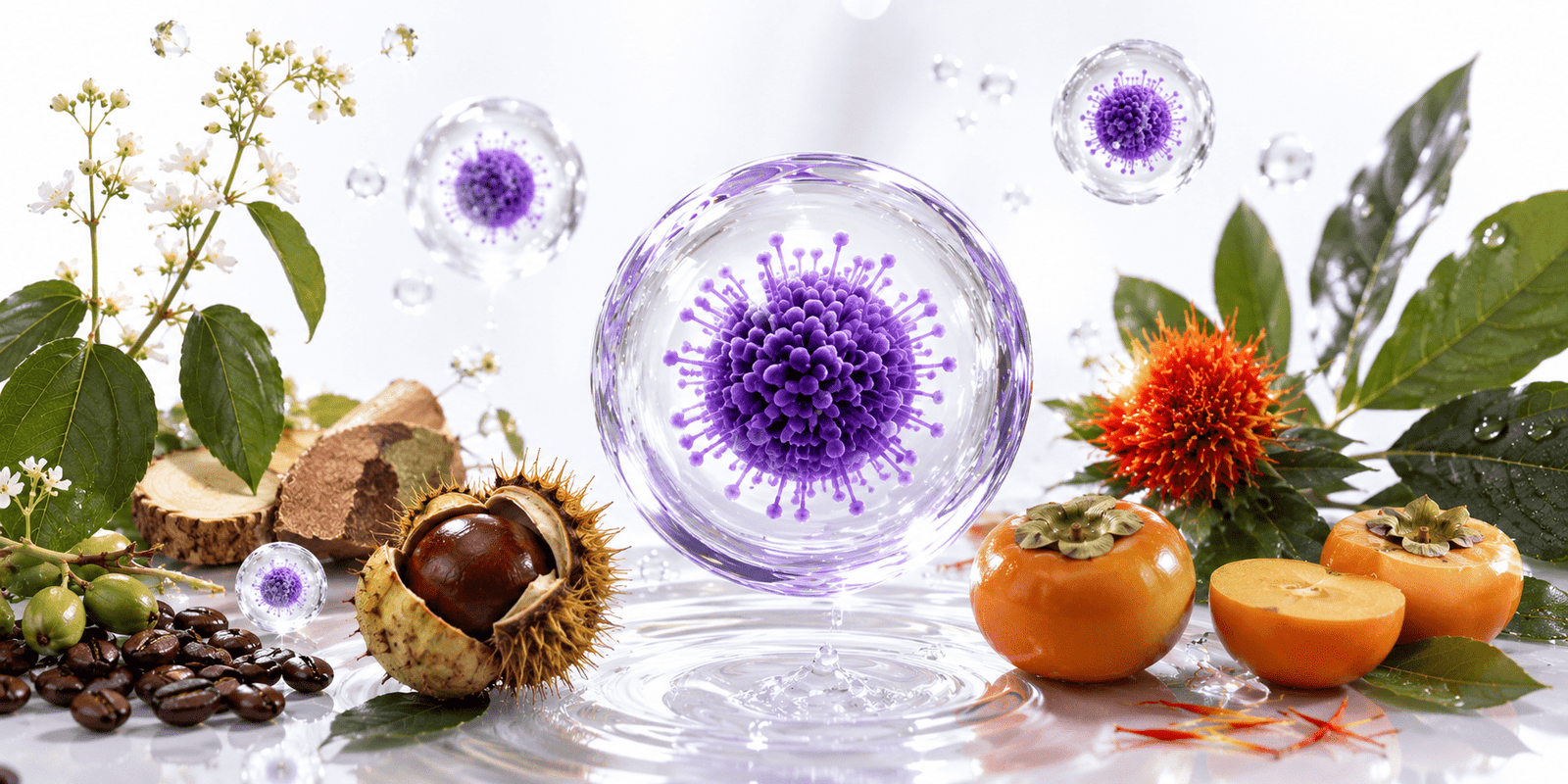 Tannin-based exosome with antioxidant and anti-aging properties