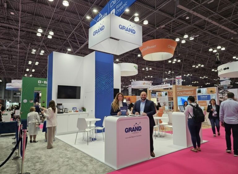 Grand Ingredients trade show booth – Innovation Beyond Chemistry