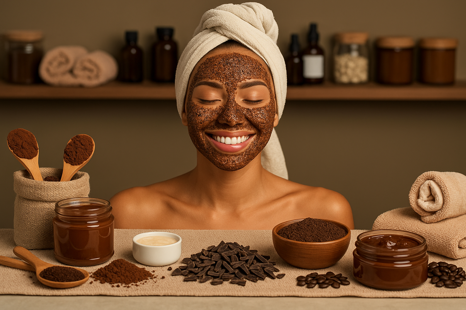 Coffee Beads exfoliant natural scrub ingredient