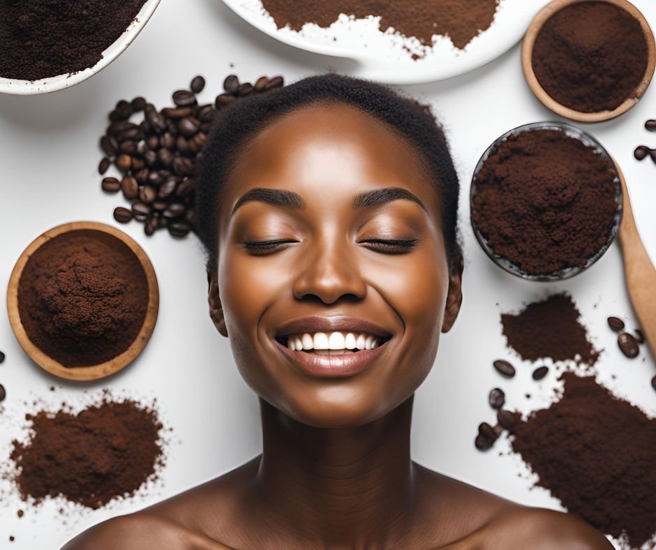 Coffee scrub benefits for skin exfoliation with natural caffeine and antioxidants