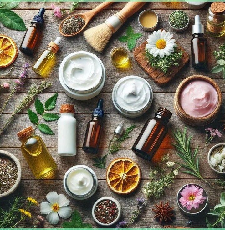 Mediterranean cosmetic extracts with vegetal, hydroglycerin, and cold actives for skincare