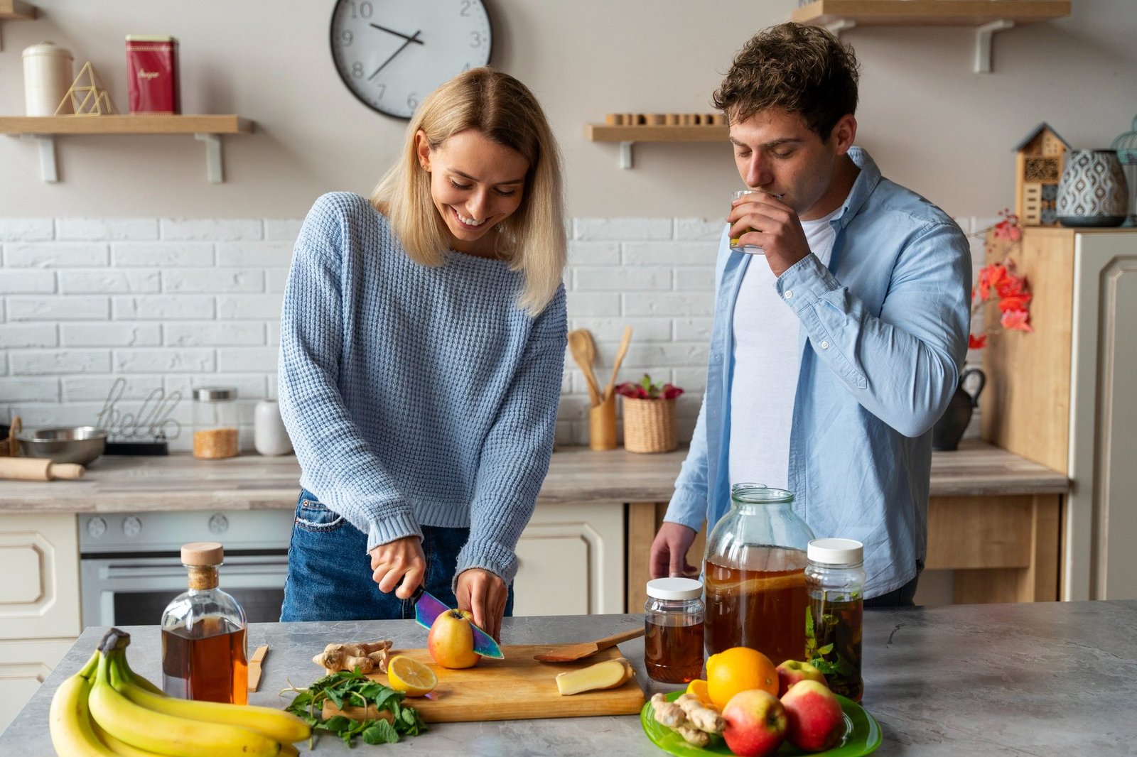 Food-grade BioFerment extract in fermentation process with natural botanical ingredients used for nutrition and functional food applications.