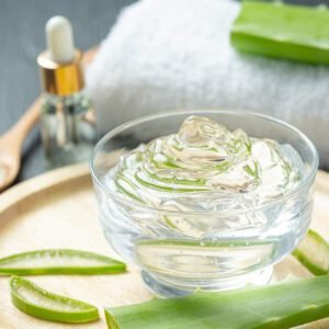 Fermented aloe vera cosmetic ingredient for skin hydration