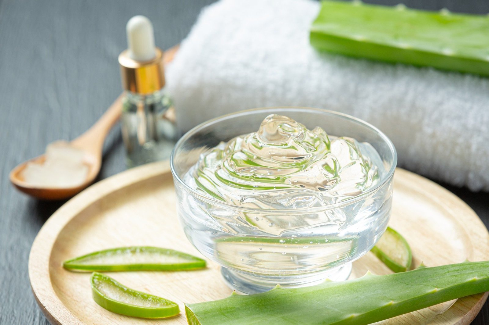 Fermented aloe vera cosmetic ingredient for skin hydration