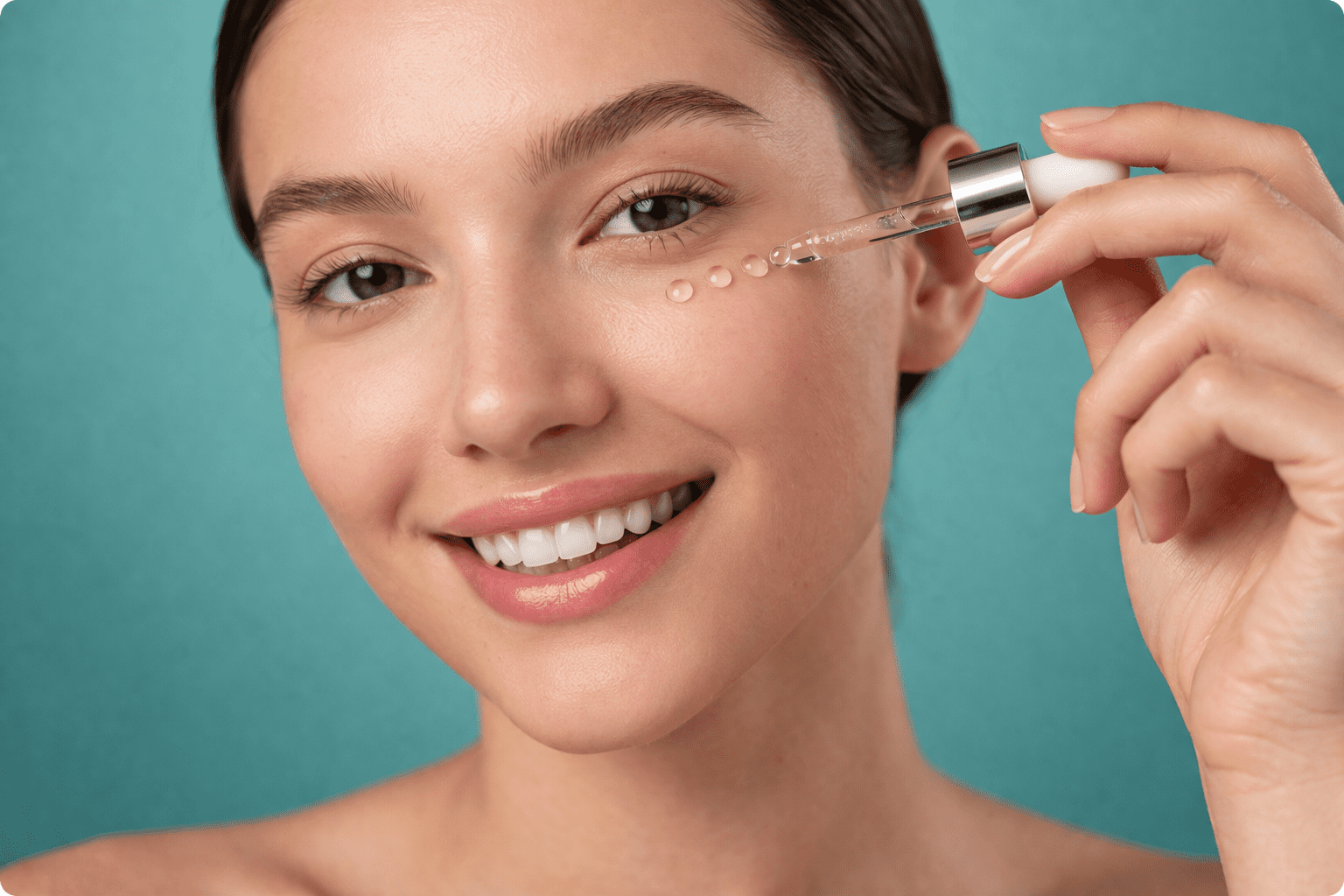 Dipeptide-2 eye care peptide serum for puffiness and dark circles cosmetic formulation