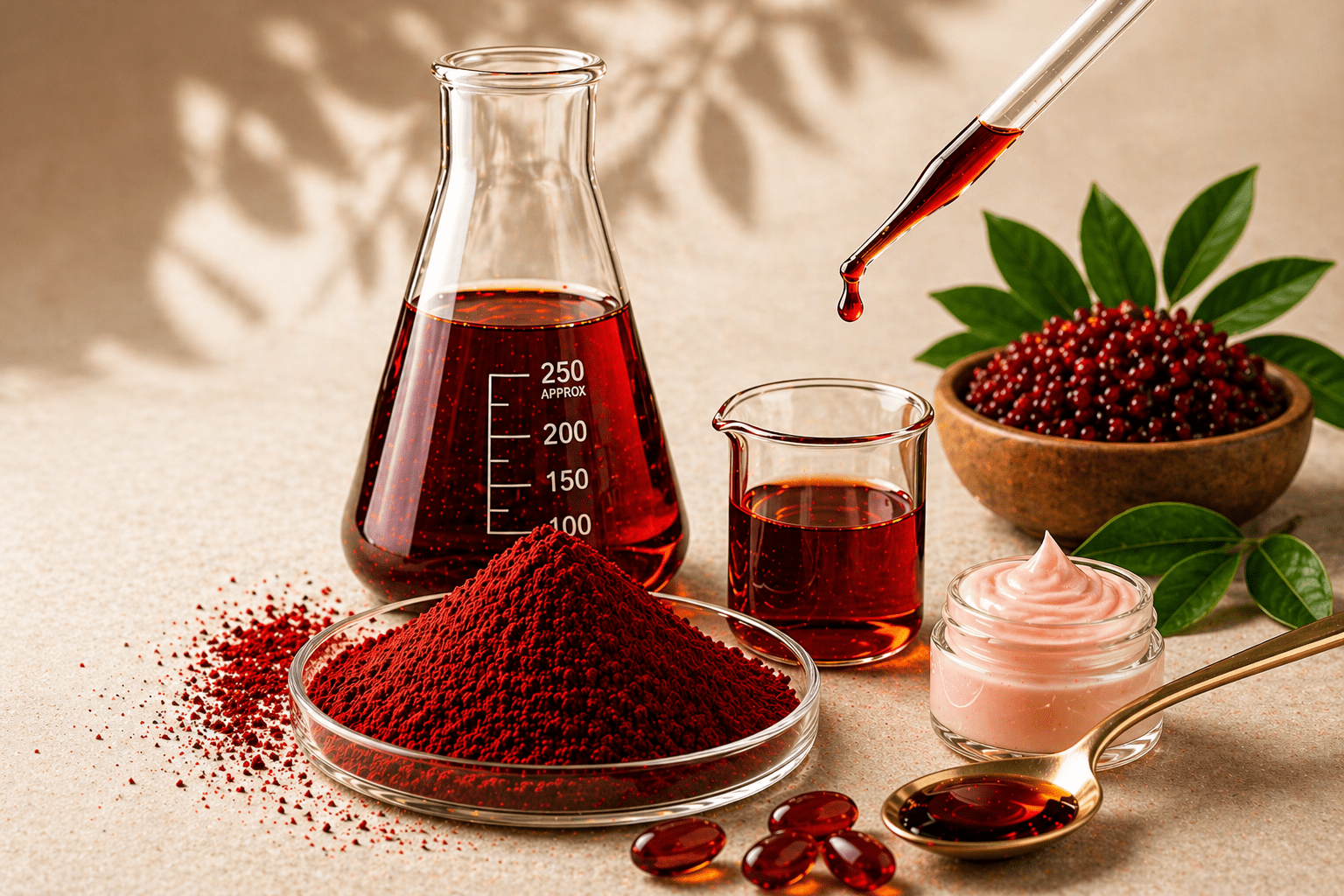 natural astaxanthin from haematococcus pluvialis antioxidant for skincare and nutraceutical applications