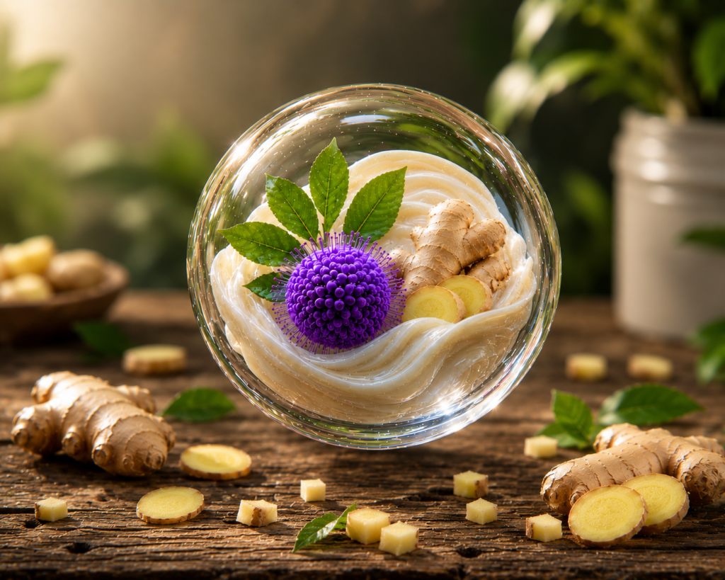 Ginger Exosome for Skin Vitality, Antioxidant Protection & Delivery