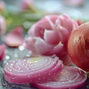 Onion exosome cosmetic ingredient for skin renewal and skin clarity improvement