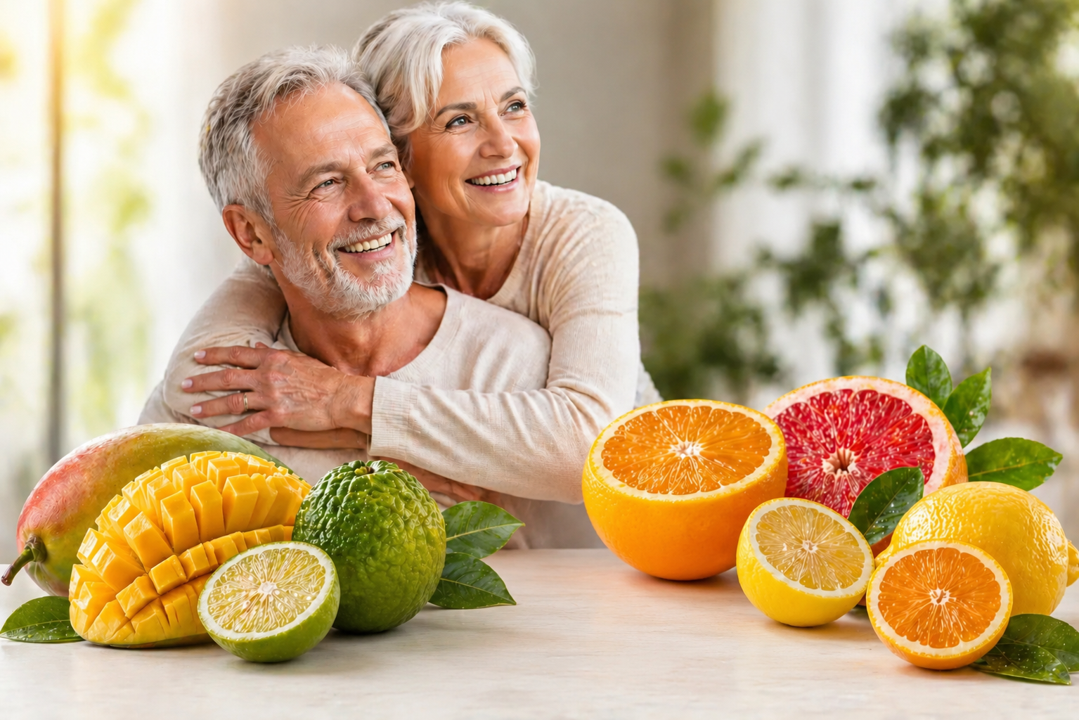exosome anti aging supplement ingredient white powder with citrus and mango