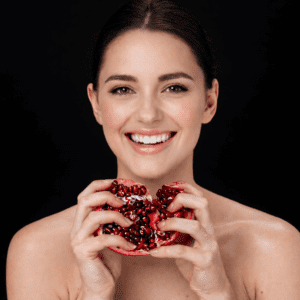 Pomegranate exosome cosmetic ingredient for antioxidant protection skin revitalization and environmental defense