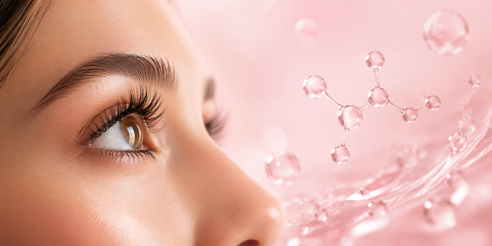 Myristoyl Pentapeptide-17 peptide promoting longer, fuller eyelashes with advanced cosmetic biotechnology.